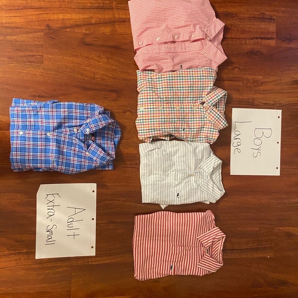 Vineyard Vines Button Downs and Polos